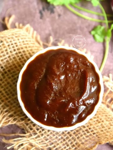 Sweet Tamarind Chutney Recipe for Chaat