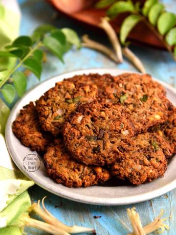 Air Fryer Vazhaipoo Vadai