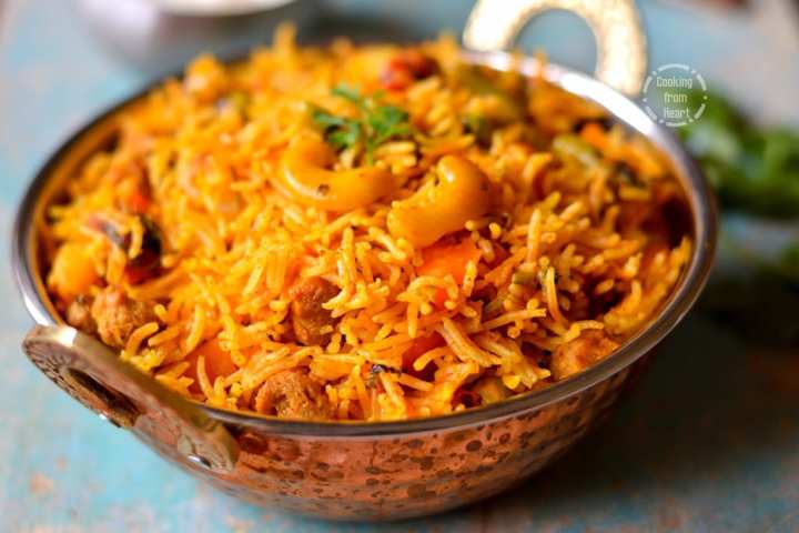 Veg Biryani in Pressure Cooker