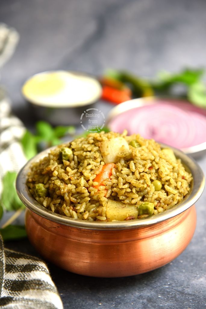 Vegetable Donne Biryani Recipe