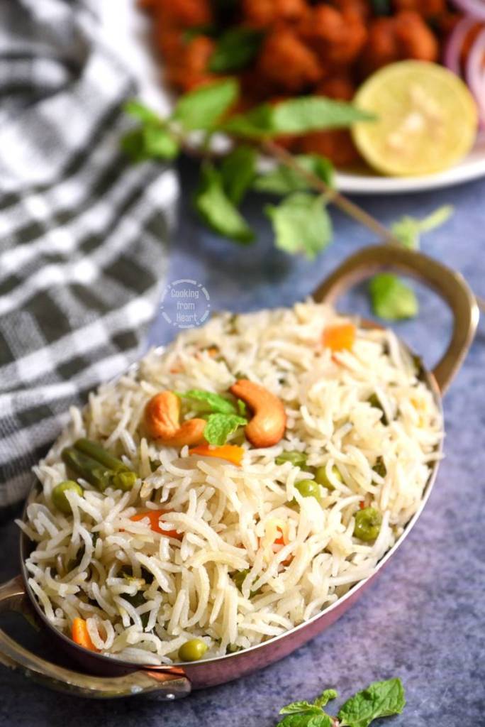 Easy Vegetable Pulav Recipe