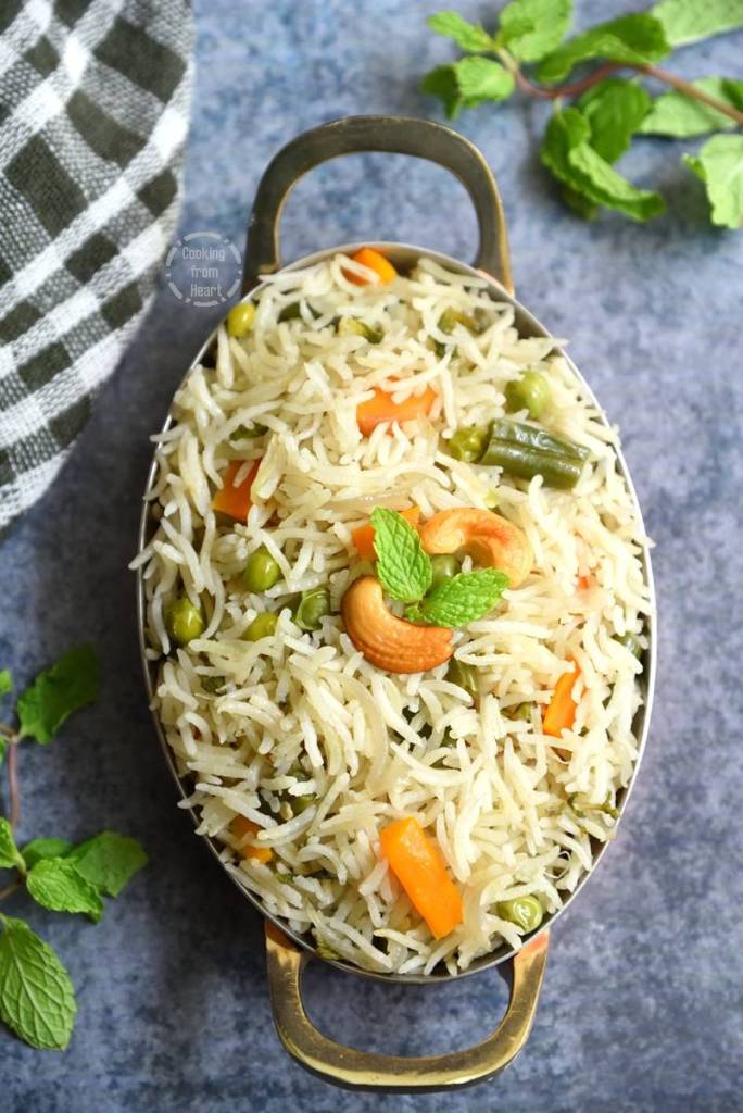 One Pot Veg Pulao Recipe