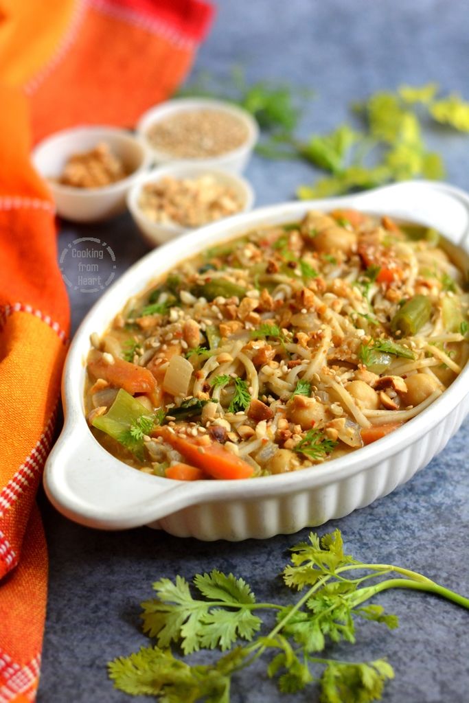 Thai Vegetable Curry Noodles