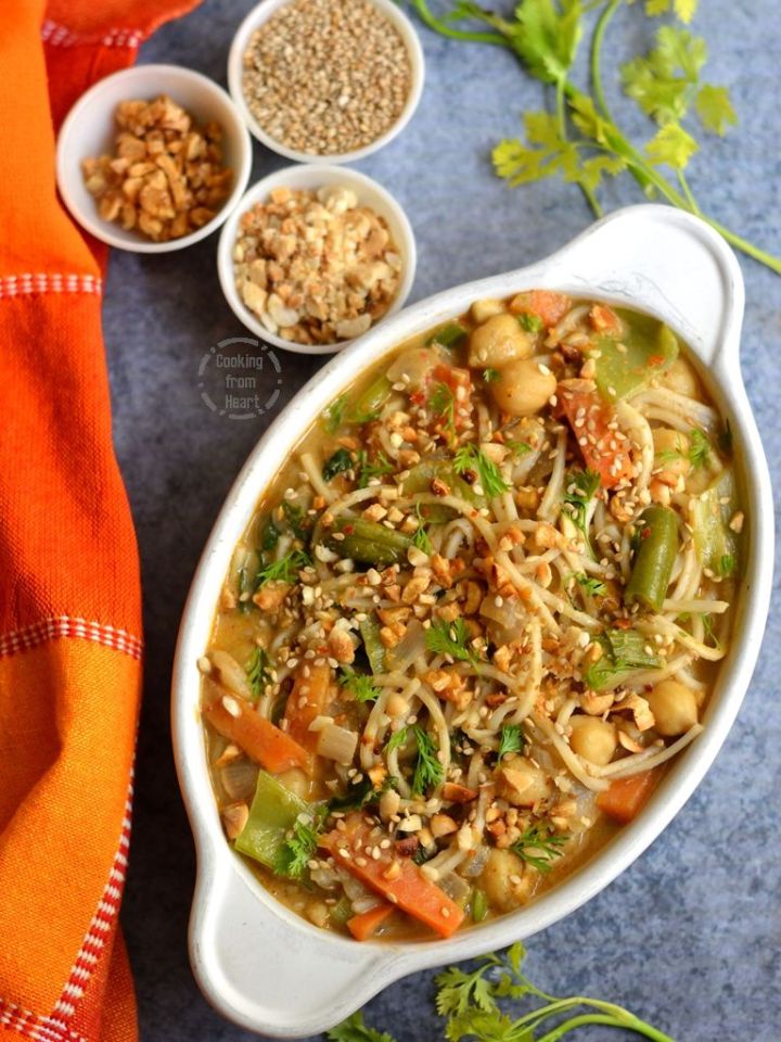 Vegetable Curry Noodles