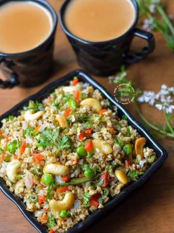 Vegetable Oats Upma