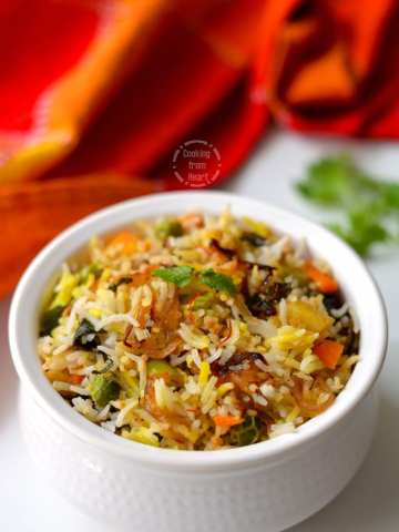 Zaffrani Vegetable Pulao